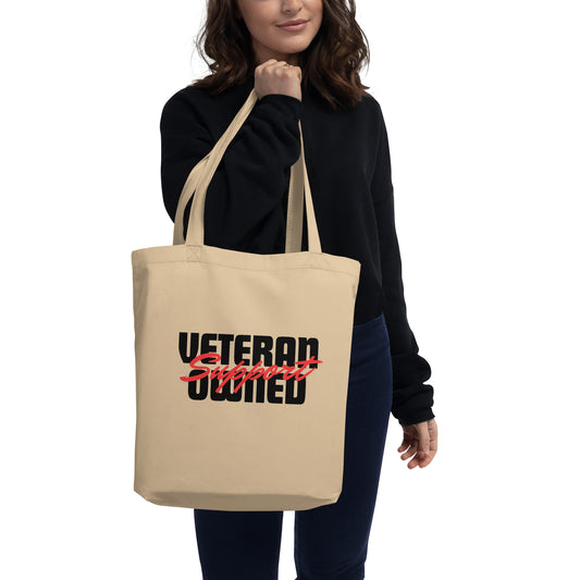 “Support Veteran Owned” Eco Tote Bag