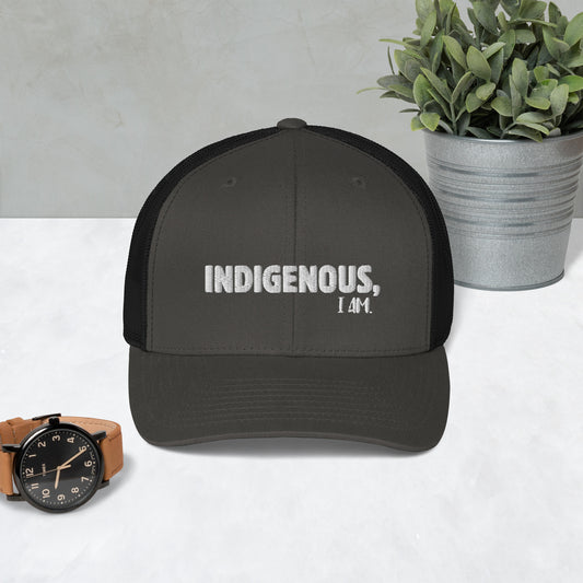 “Indigenous, I AM” Trucker Cap