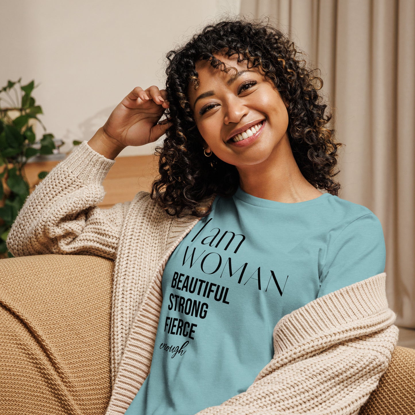 "I Am Woman" Relaxed T-Shirt