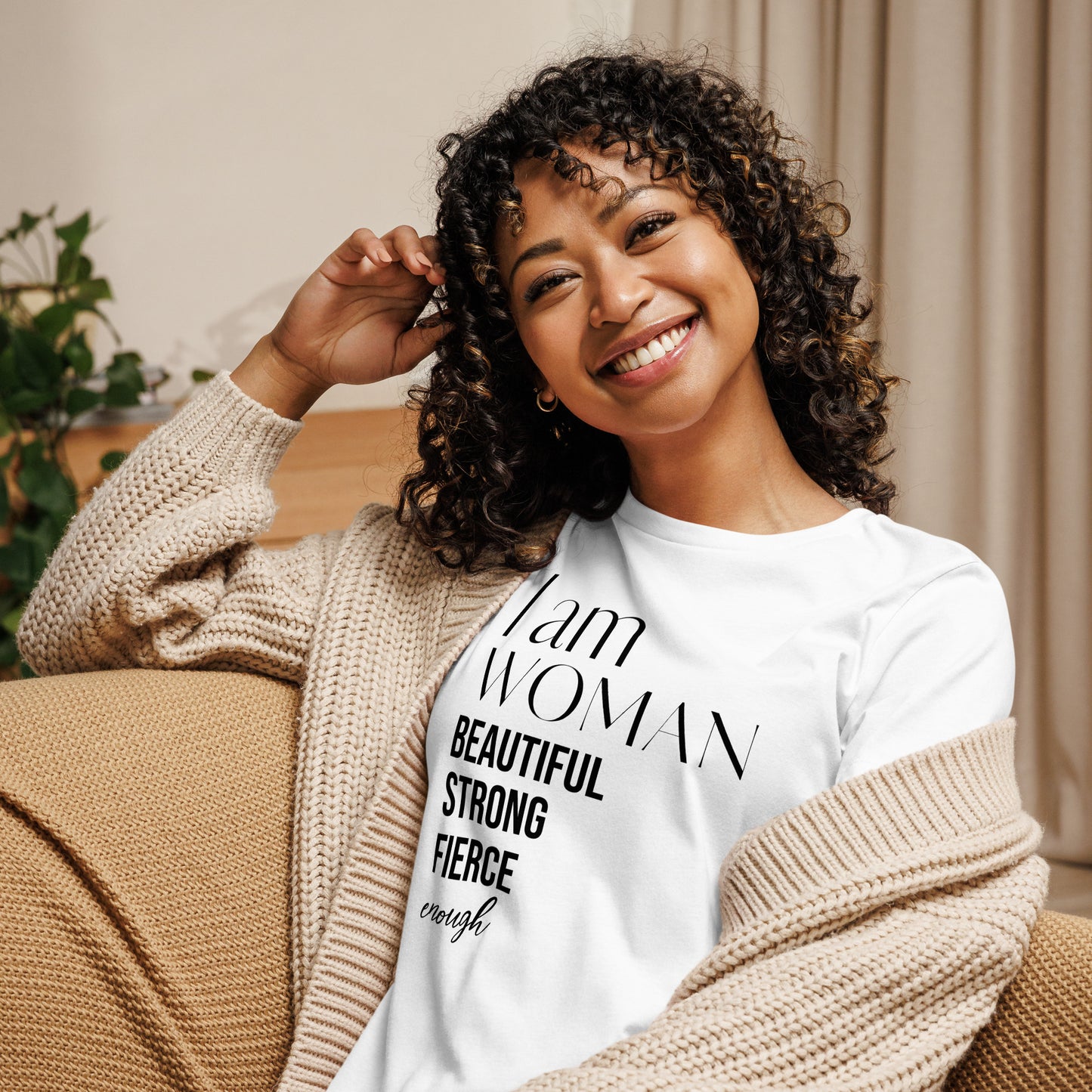 "I Am Woman" Relaxed T-Shirt