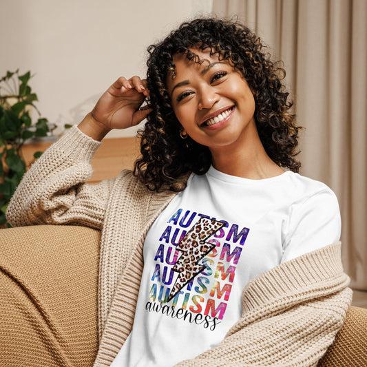 “Austism Awareness” Women's Relaxed T-Shirt